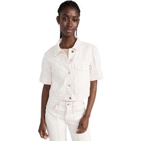 Veronica Beard Jean Women's Raina Short Sleeve Denim Jacket in Saudi Arabia