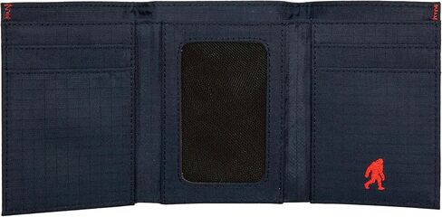 Eddie Bauer Men's Companion Ripstop Nylon Trifold Wallet, Navy, One Size in Saudi Arabia