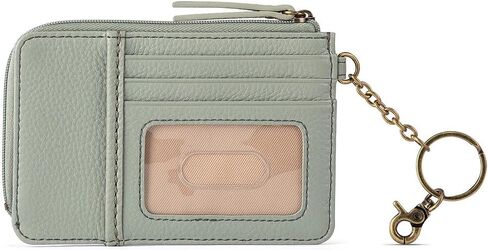 محفظة Sak Iris مصنوعة من الجلد، وحامل بطاقات مرتفع مع سلسلة مفاتيح in Kuwait