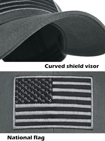 LCZTN 2 Pack American Flag Baseball Cap for Men Women,Low Profile USA Plain Dad Hat in Saudi Arabia