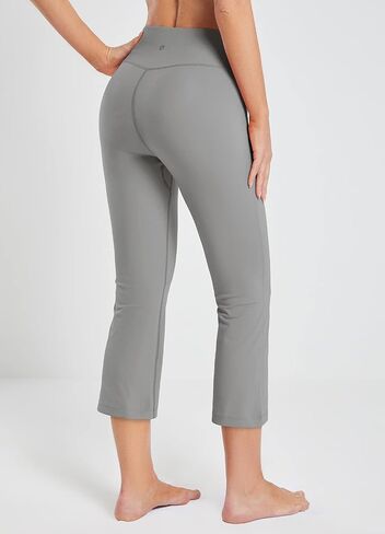 BALEAF Women's Capri Yoga Pants Casual Summer Pull On Stretch Capris Knit Leggings with Front Pockets in Saudi Arabia