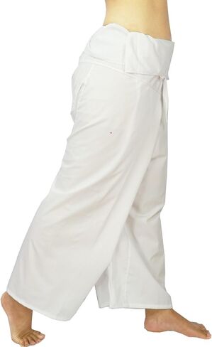 Lovely Creations Jumbo Size Man Women Thai Fisherman Wrap Pants Toray Wild Leg Baggy Yoga Casual Trousers Waist 60" in Saudi Arabia