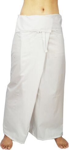 Lovely Creations Jumbo Size Man Women Thai Fisherman Wrap Pants Toray Wild Leg Baggy Yoga Casual Trousers Waist 60" in Saudi Arabia