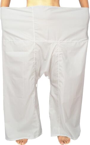 Lovely Creations Jumbo Size Man Women Thai Fisherman Wrap Pants Toray Wild Leg Baggy Yoga Casual Trousers Waist 60" in Saudi Arabia