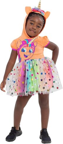 فستان My Little Pony Rainbow Dash Sunny Starscout Girls Cosplay من التول للأطفال الرضع حتى الأطفال الكبار in Kuwait