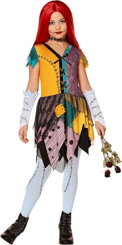 Spirit Halloween Kids The Nightmare Before Christmas Sally Dress | Officially licensed | NBC | Sally Costume in Saudi Arabia