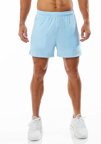 Ouber Men's Athletic Gym Shorts Workout Quick Dry Shorts for Men Running Training with Zipper Pockets in Saudi Arabia