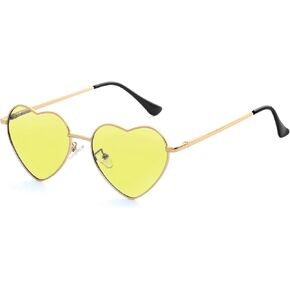 Kursan Polarized Heart Sunglasses for Women Metal Frame Fashion Lovely Style Sun Glasses UV400 Protection in Saudi Arabia