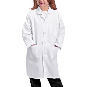 VOGRYE Lab Coat for Kids Doctor's Lab Coat for Girls and Boys
