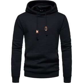 Mens Fashion Hoodies Sweatshirt Casual - Long Sleeve Hooded Sweaters Pullover Winter Clothes for Men