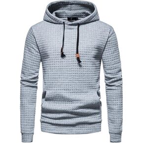 Mens Fashion Hoodies Sweatshirt Casual - Long Sleeve Hooded Sweaters Pullover Winter Clothes for Men in Saudi Arabia