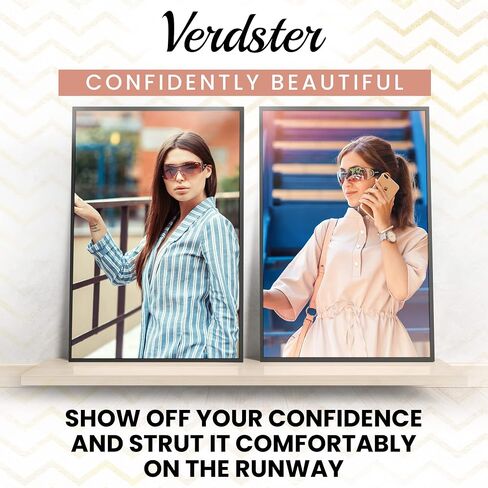 Verdster Cosmo Wrap around Sunglasses for Women - Non Polarized with UV Protection - Oversized Y2k Womens Sunglasses in Saudi Arabia