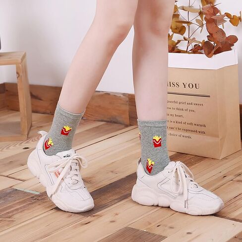 CaiDieNu Womens Toe Socks Animal Socks Cotton Five Finger Socks Colorful Funny Casual Crew Socks for Ladies in Saudi Arabia