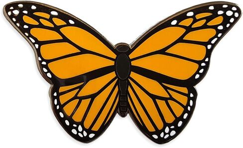 Pinsanity Monarch Butterfly Enamel Lapel Pin in Saudi Arabia