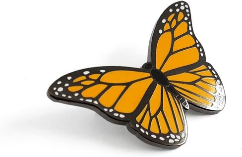 Pinsanity Monarch Butterfly Enamel Lapel Pin in Saudi Arabia