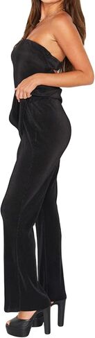 Abendidian النساء Y2K مثير قطعتين وتتسابق حمالة قبالة الكتف أنبوب القمم عادية فضفاض بنطال ذو قصة أرجل واسعة مجموعة 2023 الصيف in Kuwait