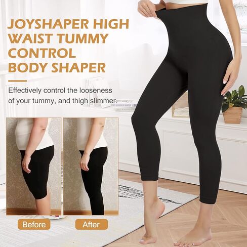 JOYSHAPER Shapewear Leggings for Women High Waisted Tummy Control Body Shaper Footless Tights Butt Lift Yoga Pants in Kuwait