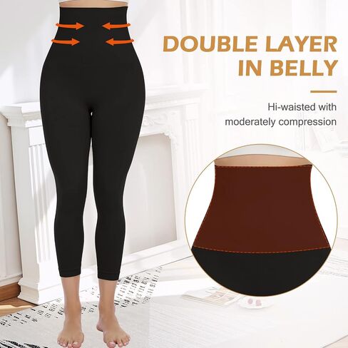 JOYSHAPER Shapewear Leggings for Women High Waisted Tummy Control Body Shaper Footless Tights Butt Lift Yoga Pants in Kuwait