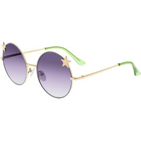 FAA'N Kids Sunglasses Boys Girls Fashion Metal Party Y2k Round Sunglasses with Star in Saudi Arabia