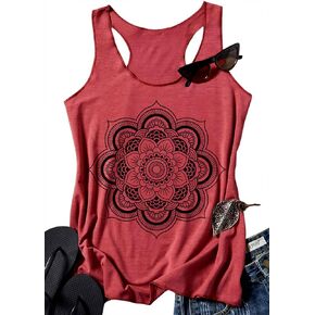 GEMLON Womens Tank Tops Summer Graphic Basic Casual Loose Sleeveless Tees Shirts for Women in Saudi Arabia