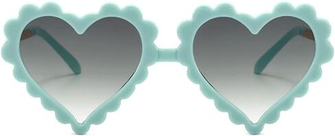 JINHUIBBA Girls Heart Shaped Sunglasses UV 400 Protection girls heart sunglasses for Beach outdoor summer Age 3-10 in Saudi Arabia
