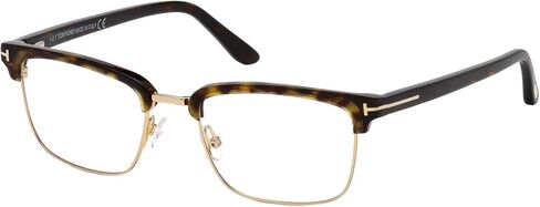 Eyeglasses Tom Ford FT 5504 052 Shiny Classic Havana Acetate Front & Temples, Ro, Dark Havana, 54/19/145 in Saudi Arabia