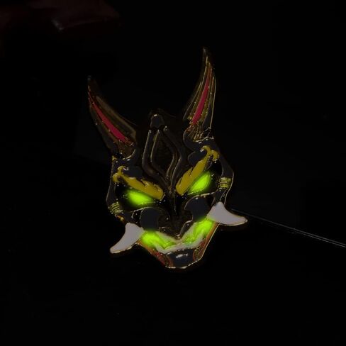 G-I Hutao Brooch Pin - Hutao Characters Cosplay Enamel Brooch Lapel Pin - Gift for Fans, Women and Girls in Saudi Arabia