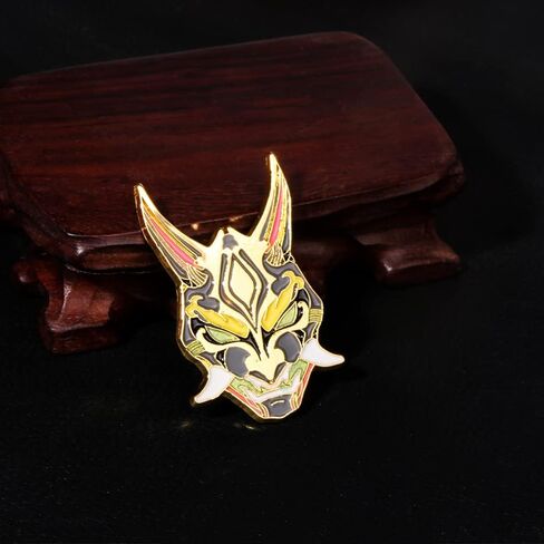 G-I Hutao Brooch Pin - Hutao Characters Cosplay Enamel Brooch Lapel Pin - Gift for Fans, Women and Girls in Saudi Arabia