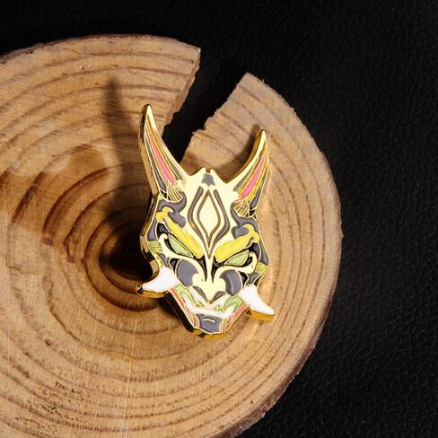 G-I Hutao Brooch Pin - Hutao Characters Cosplay Enamel Brooch Lapel Pin - Gift for Fans, Women and Girls in Saudi Arabia