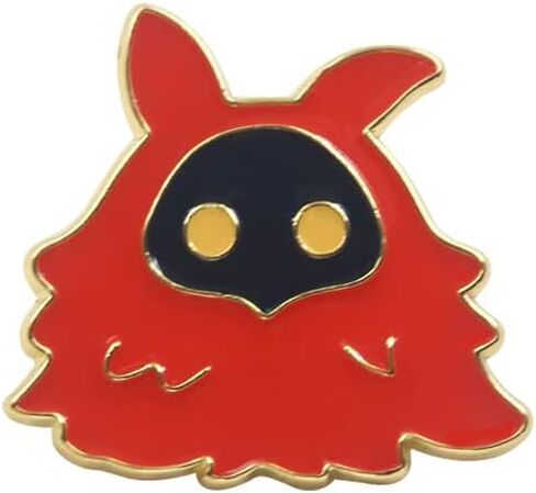 G-I Hutao Brooch Pin - Hutao Characters Cosplay Enamel Brooch Lapel Pin - Gift for Fans, Women and Girls in Kuwait