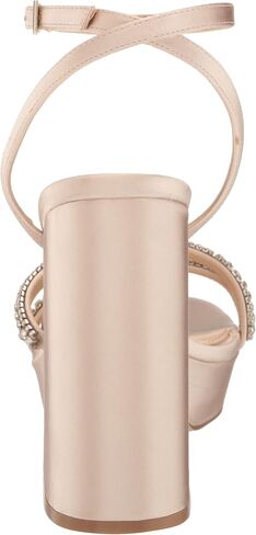 Jewel Badgley Mischka Rochel Platform Block Heel with Gemstone Embellished Straps in Saudi Arabia