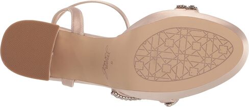 Jewel Badgley Mischka Rochel Platform Block Heel with Gemstone Embellished Straps in Saudi Arabia