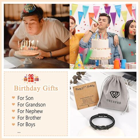 10th-60th Birthday Gift for Him Boys Men, 13 14 15 16 17 18 Year Old Gifts for Son Grandson Nephew Friend Birthday in Kuwait