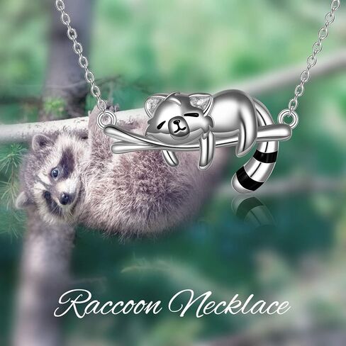 ONEFINITY Red Panda/Panda/Raccoon/Cow Gifts Necklace Sterling Silver Red Panda Pendant Necklaces Cute Animal Jewelry Gifts for Women Girls in Kuwait
