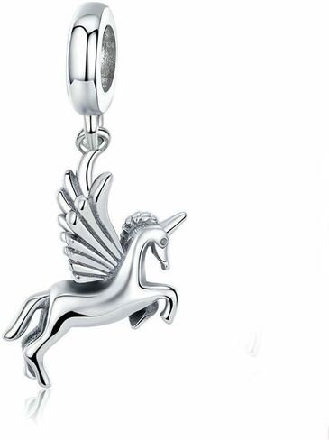 Unicorn Charm 925 Sterling Silver Pet Charm Beads for Fashion Charms Bracelet & Necklace in Saudi Arabia