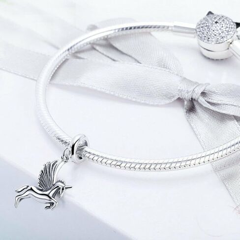 Unicorn Charm 925 Sterling Silver Pet Charm Beads for Fashion Charms Bracelet & Necklace in Saudi Arabia
