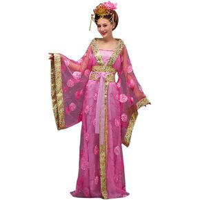 CRB Fashion Womens Ladies Stunning Asian Oriental Chinese Dynasty Ming Qin Han Xia Dress Costume with Head Accessories