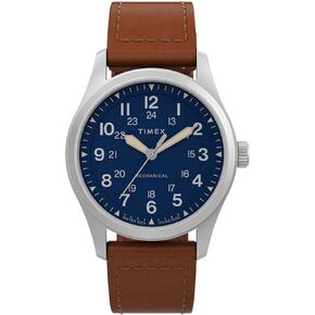 Timex 38 mm Expedition North Field Post Mechanical Eco-Friendly Leather Strap Watch