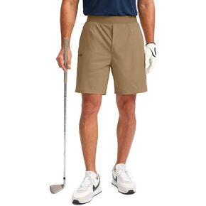 Viodia Men's 7" Golf Shorts with 5 Pockets Elastic Waist Dry Fit Stretch Shorts for Men Hiking Casual Athletic in Saudi Arabia