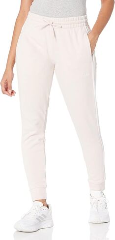 adidas Women's Plus Size Essentials 3-Stripes French Terry Cuffed Pants in Kuwait