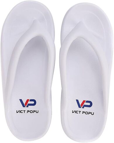 شبشب فليب فلوب نسائي من VICT POPU يدعم صنادل رفيعة فائقة النعومة للاستحمام على الشاطئ والسباحة في الصيف in Kuwait