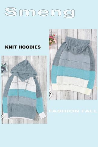 بلوفر SMENG النسائي خفيف الوزن ذو قلنسوة وسويت شيرت بسحاب in Kuwait