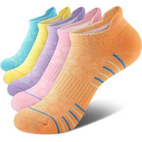 THATISHE 5 Pairs Womens Ankle Socks Athletic No Show Socks Running Hiking Cushioned in Saudi Arabia