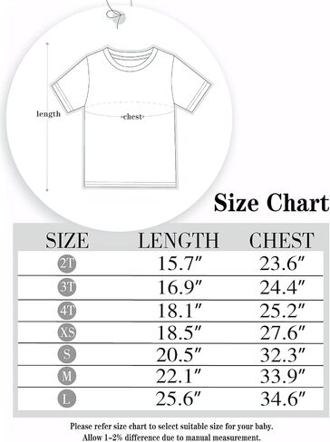 COSLAND Boys and Toddlers' Short Sleeve Striped T-Shirt, Cotton, Kids' Crew Neck Tee, 2T-Large in Kuwait