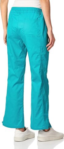 Cherokee Women Scrubs Pants with Contemporary Fit, Low Rise, Flare Leg Bottoms with 6 Pockets 24001 in Saudi Arabia