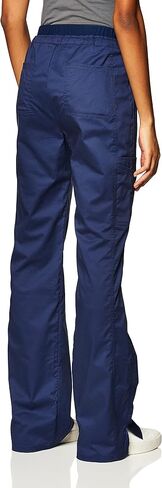 Cherokee Women Scrubs Pants with Contemporary Fit, Low Rise, Flare Leg Bottoms with 6 Pockets 24001 in Saudi Arabia