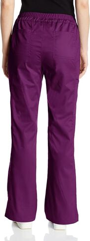 Cherokee Women Scrubs Pants with Contemporary Fit, Low Rise, Flare Leg Bottoms with 6 Pockets 24001 in Saudi Arabia