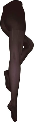 NuVein Compression Pantyhose, 15-20 mmHg Support, Women's Sheer Nylon Hosiery Tights, Closed Toe, Black, Medium in Kuwait