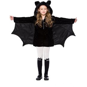yolsun Girls' Vampire bat Costume, Halloween Animal Cute Dress up in Saudi Arabia
