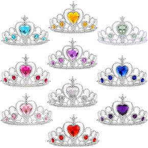 10Pcs Princess Dress up Tutu Crown Accessories Tiara Ballet Tutu Skirt for Girls Costume Party Favors in Saudi Arabia